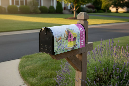 European Robins Mailbox Cover