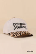Expensive & Difficult Two Tone Canvas Cotton Cap