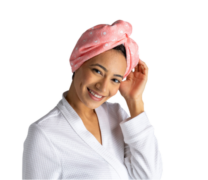 Lemon Lavender Plot Twist Microfiber Turbo Towel