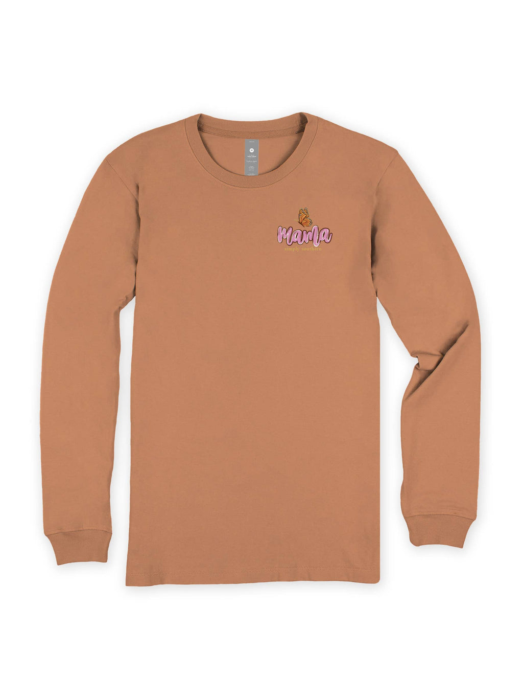 simply southern - Long Sleeve Mama T-Shirt CHSTNT