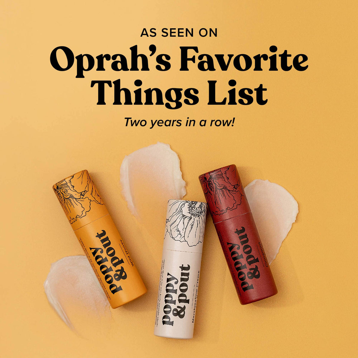 Poppy & Pout - Lip Balm, Marshmallow Creme
