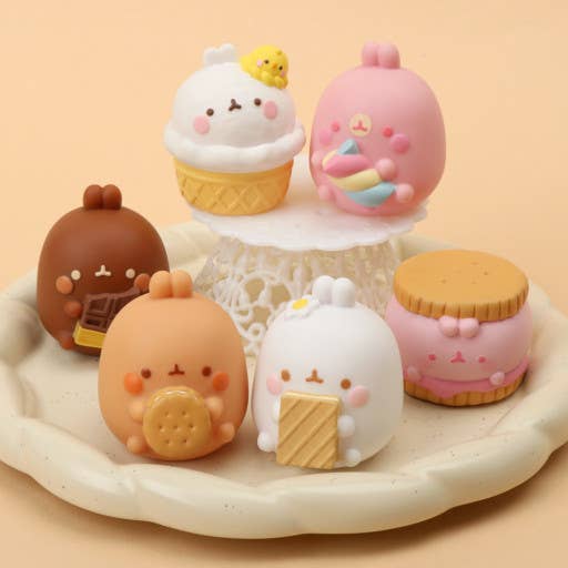 K-Wonderland - Molang Snack Time Theme Random Figure Box