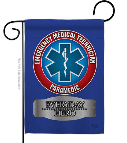 Two Group Flag Co - EMT First Responders Decor Flag