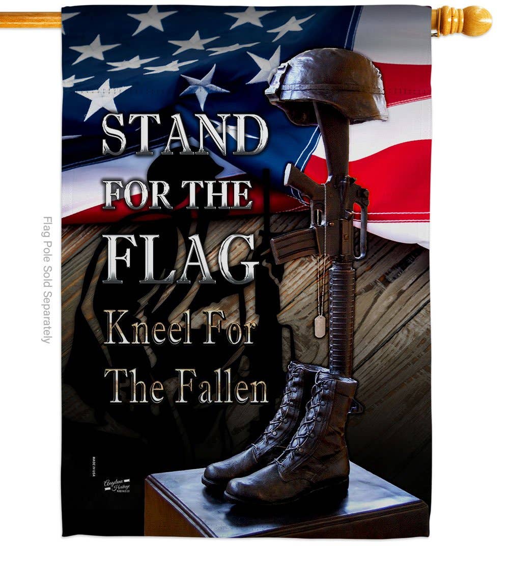 Two Group Flag Co - Stand For The Flag Armed Forces Military Service Decor Flag