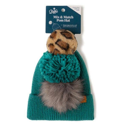 DM Merchandising - Britt's Knits Snap To It Mix & Match Pom Hat Assortment