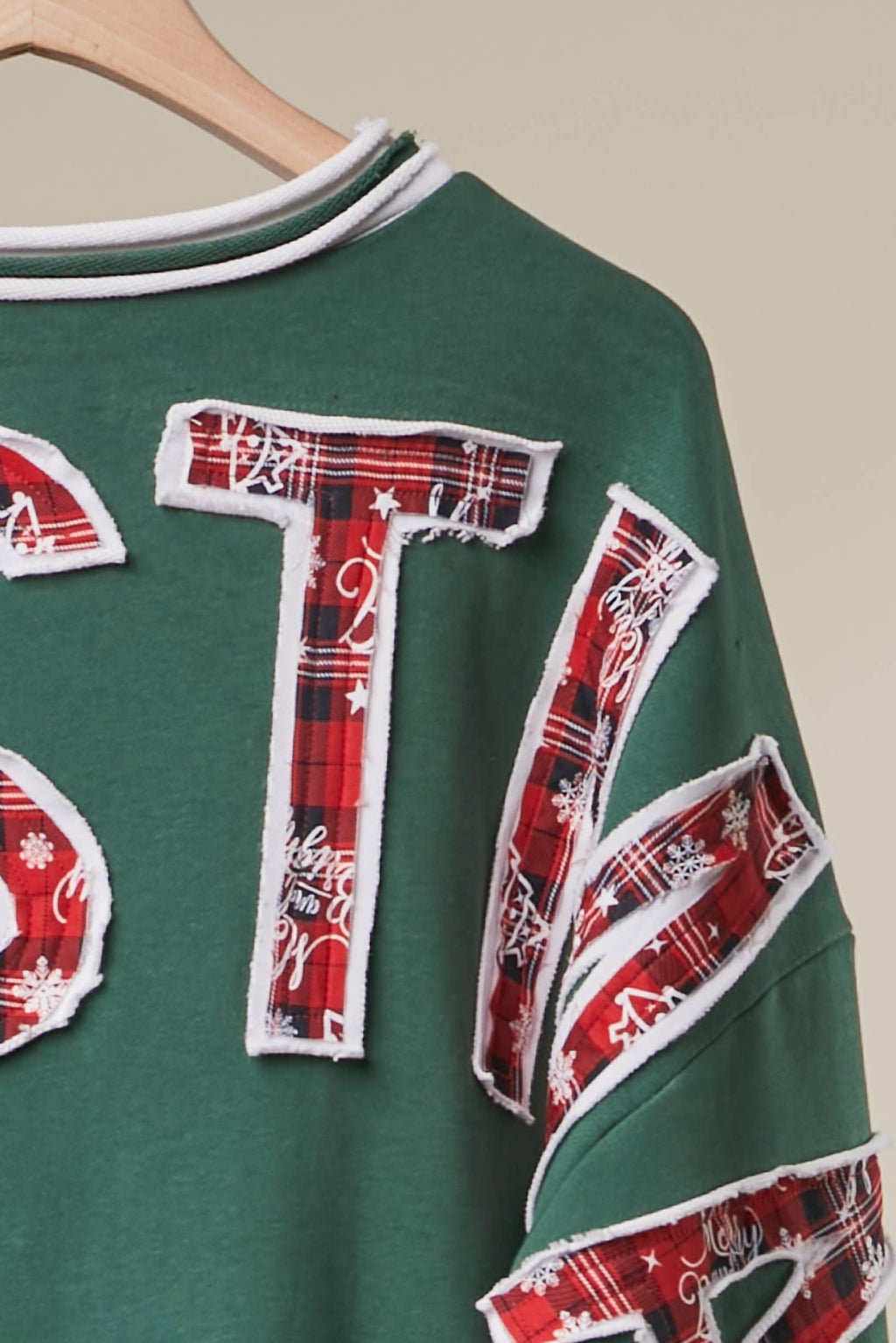 Christmas Back Lettering Sweatshirt-Mello