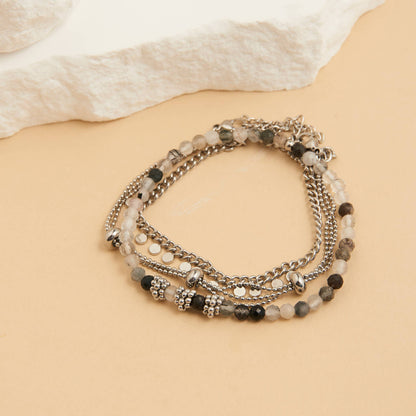 Howard's - Waterproof Bracelet Beaded Chain 3-Piece Set Narelle