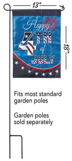 Magnolia - HAPPY 4TH OF JULY GARDEN APPLIQUE