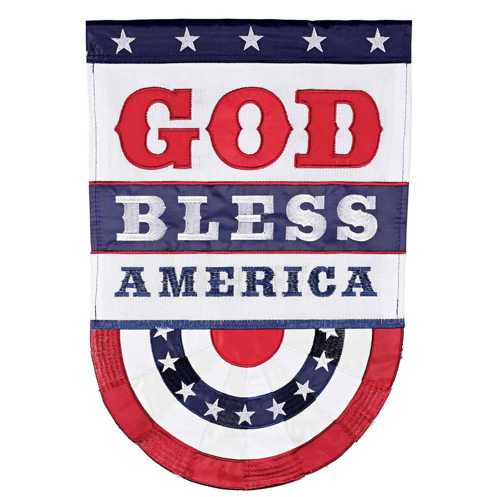 Magnolia - Garden Flag God Bless America