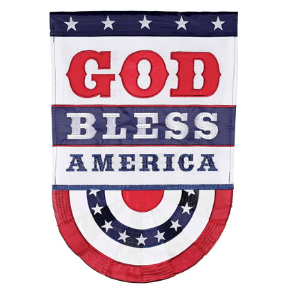 Magnolia - Garden Flag God Bless America