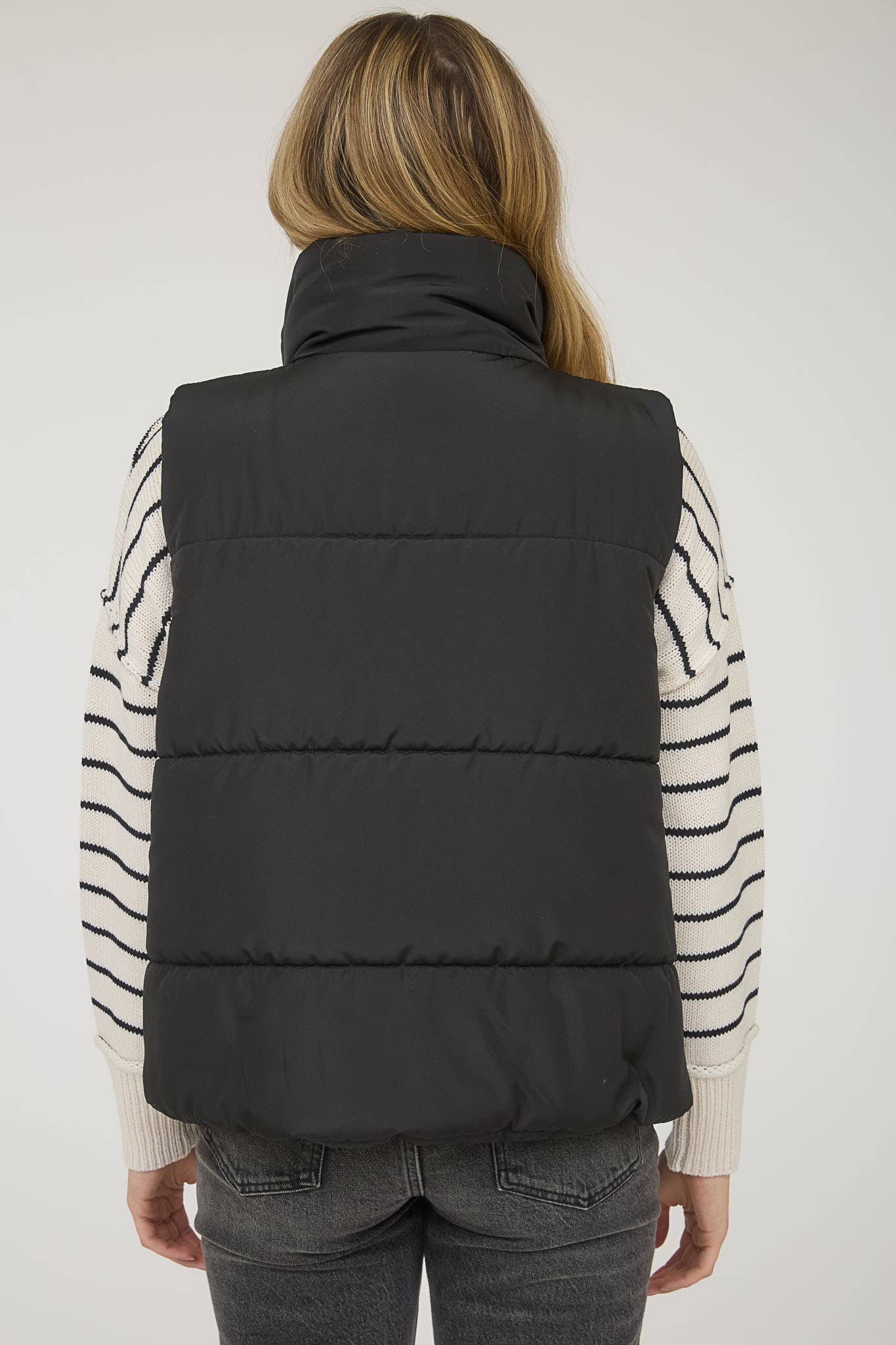 Misty SOLID ZIP UP PUFFER VEST