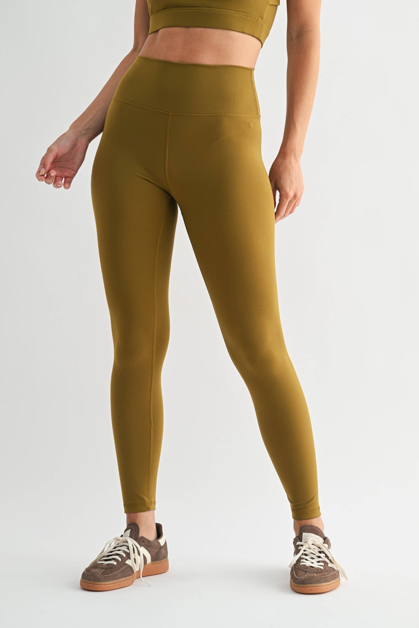 Mono B - Newport FlexForm Foldover High-Waisted Leggings