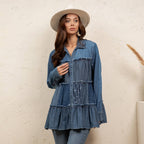 Young Threads - Limited Edition Sweater Knit Jhabla Top with Graceful Tiers