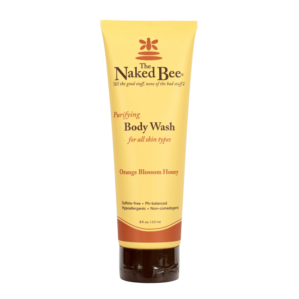 The Naked Bee - 8 oz Orange Blossom Honey Velvety Smooth Body Wash