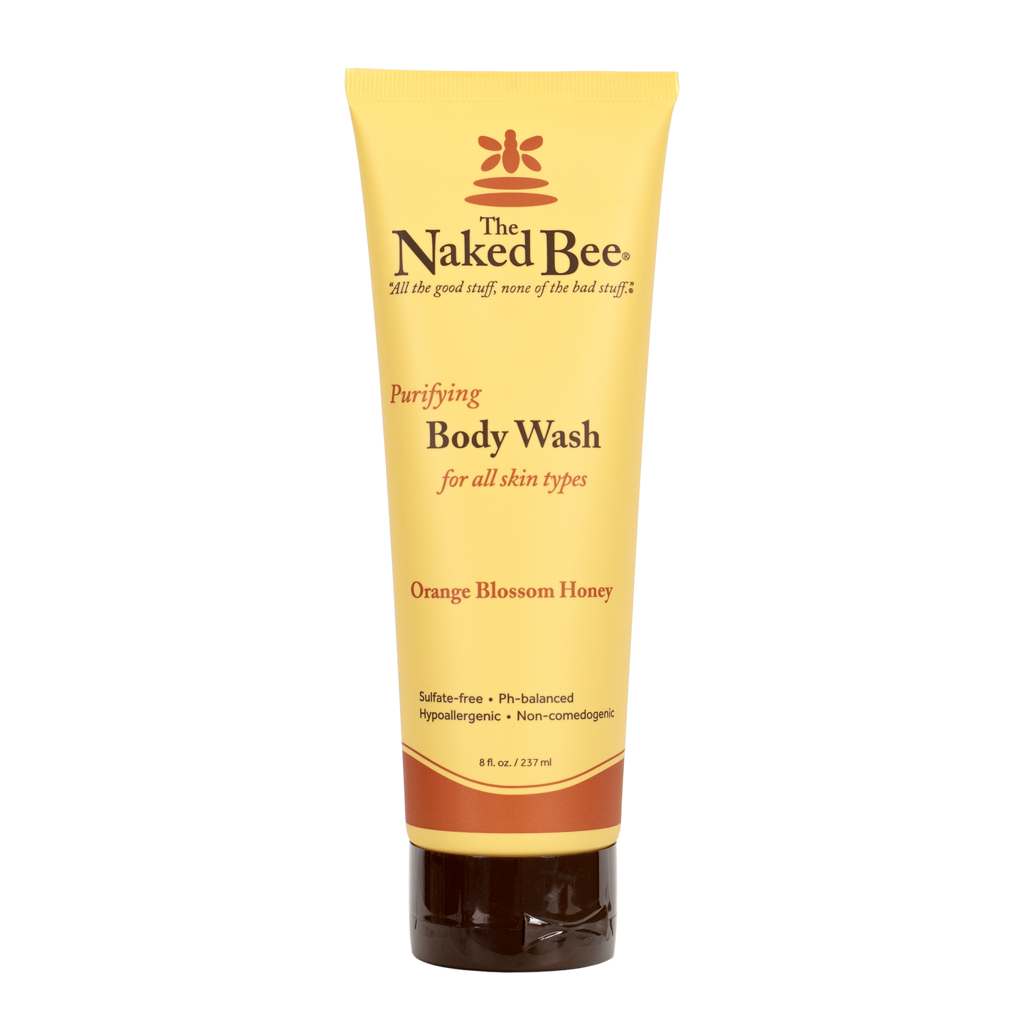The Naked Bee - 8 oz Orange Blossom Honey Velvety Smooth Body Wash