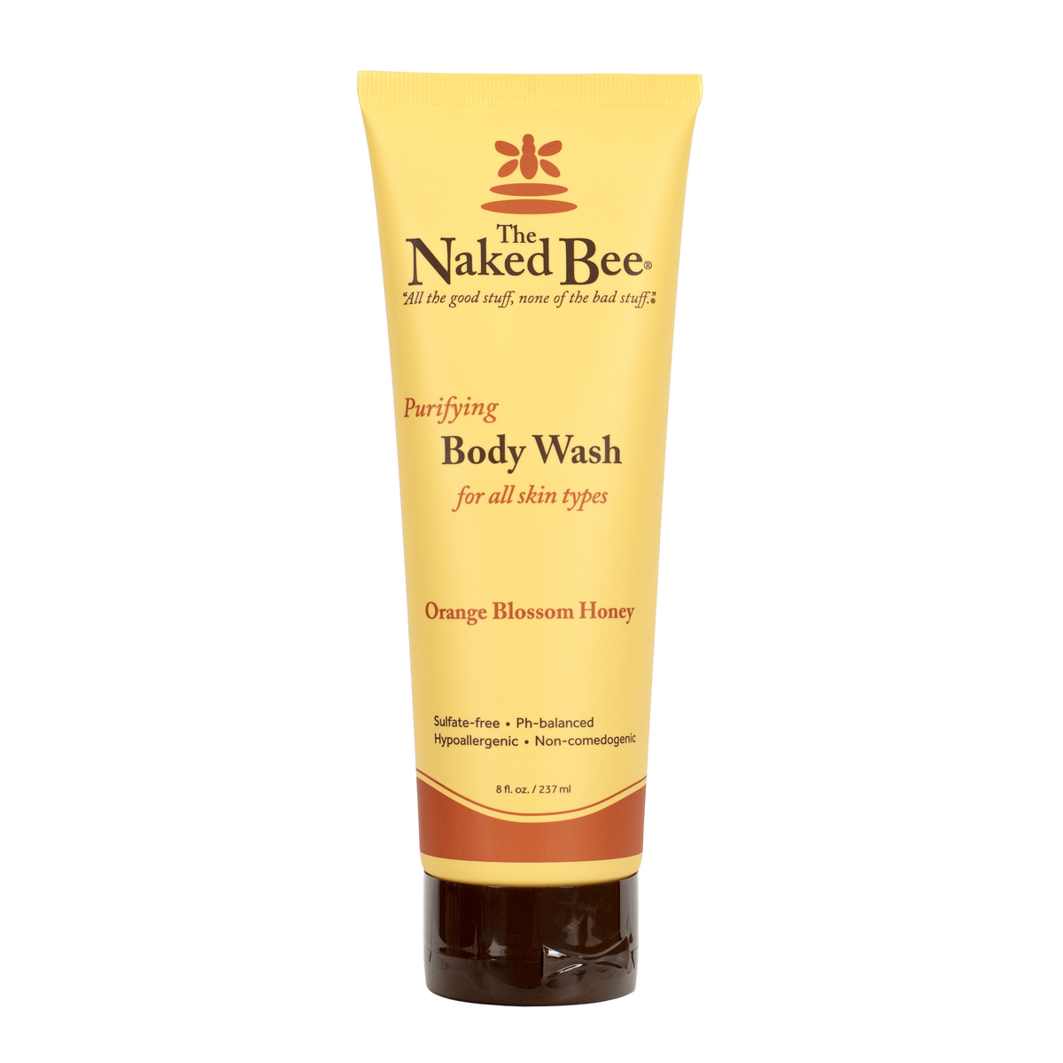 The Naked Bee - 8 oz Orange Blossom Honey Velvety Smooth Body Wash