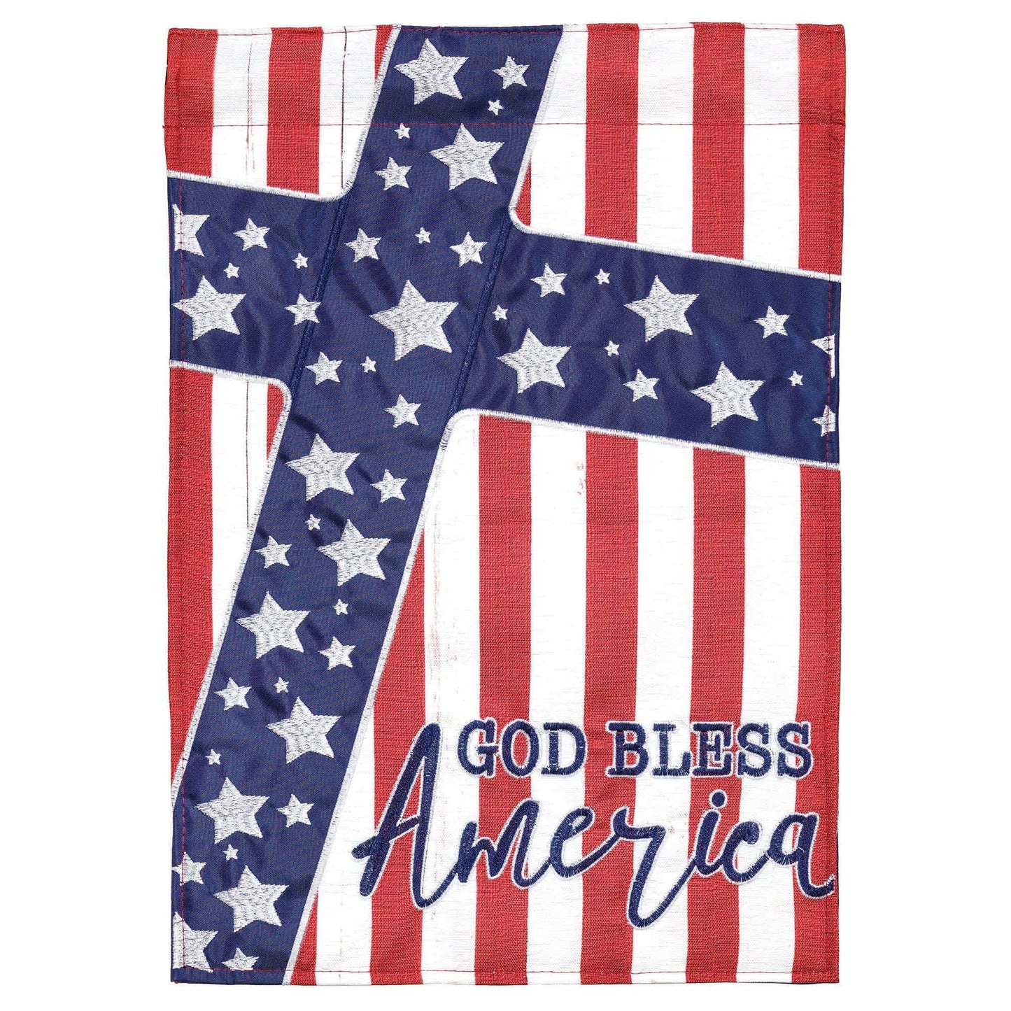 FLAG DAPP GOD BLESS AMERICA PLY/PRT GRDN