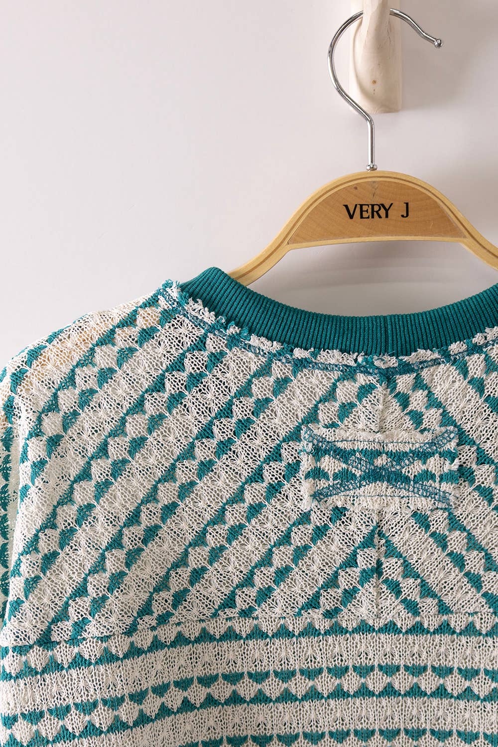Emmie Textured Stripe Knit Top