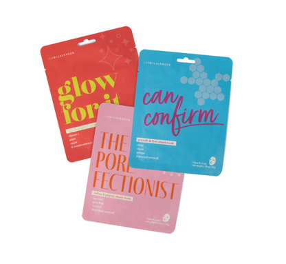 Lemon Lavender Sheet Dreams Face Masks