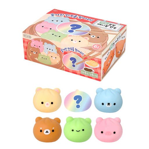 K-Wonderland - Random Animal Dumpling Squishy – Mystery Stress Toy