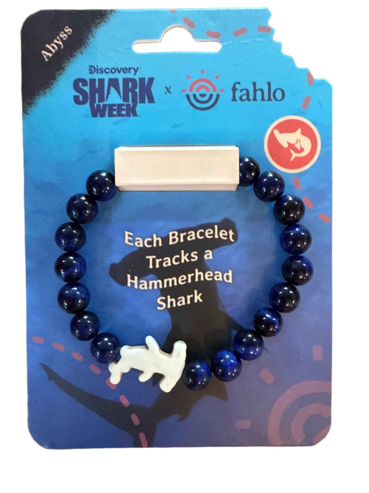 Hammerhead Shark Tracking bracelet by Fahlo