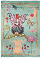 Fairy Wonderland Reversible Lustre Garden Flag