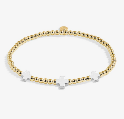 "A Little" Faith Hope Courage Bracelet