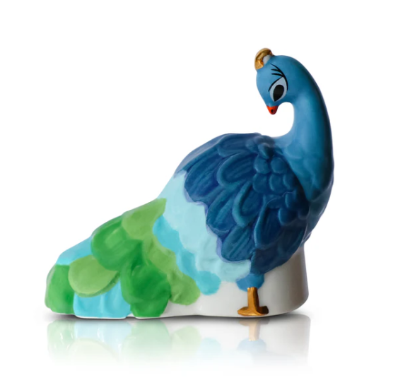 fancy feathers Nora Fleming peacock