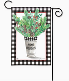 Farmhouse Holiday Garden Flag