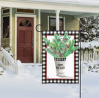 Farmhouse Holiday Garden Flag