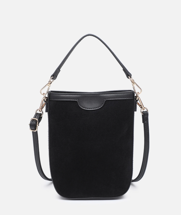 Myla Faux Suede Crossbody w/ Inner Card Pockets | M2853