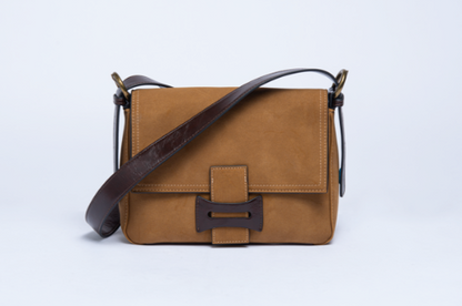 Simply Noelle Faux Suede Shoulder Bag