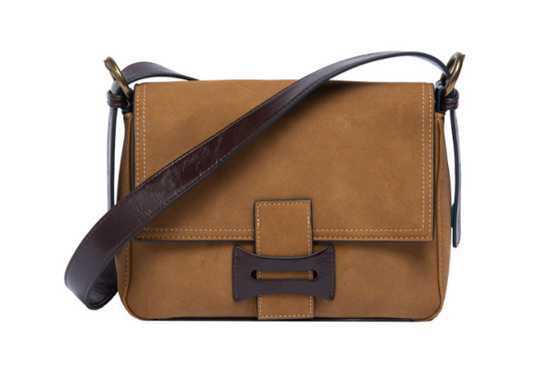 Simply Noelle Faux Suede Shoulder Bag