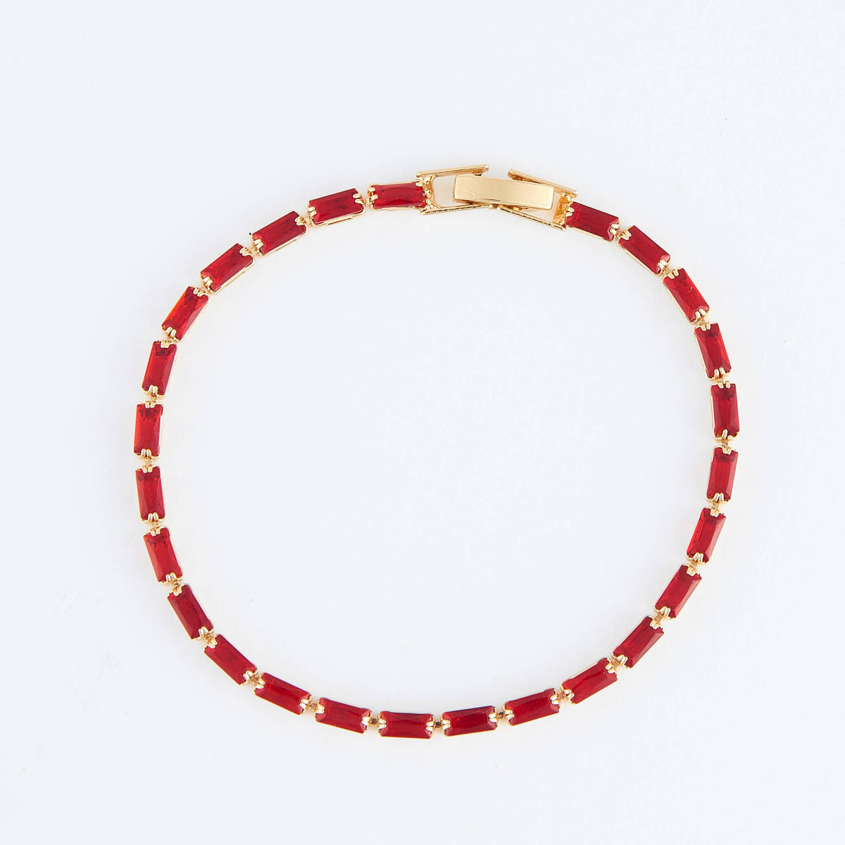 Howard's - Stella Holiday Baguette Gemstone Tennis Bracelet