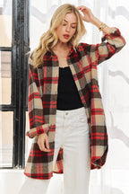 ADORA LA - CEJ1987A - CLASSIC FLANNEL SHACKET