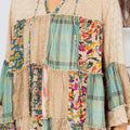 Artistic Fusion: Overdyed Jhabla Top With Emb