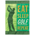 Magnolia - Flag Eat Sleep Golf Repeat 13x18