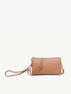 Jen & Co. - M013 Riley Monogrammable 3 Compartment Crossbody/Wristlet
