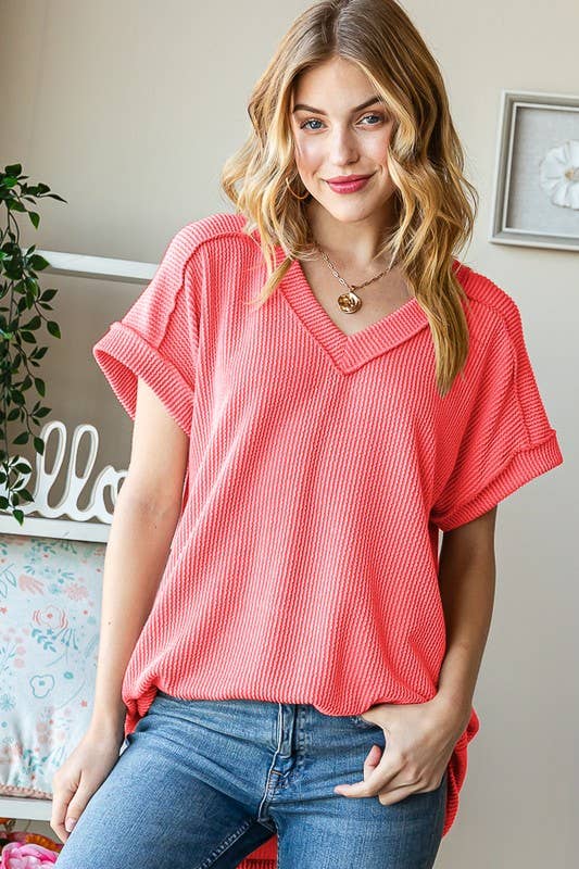 HEIMISH - ET7484-10 SOLID URBAN RIBBED TOP