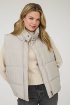Misty SOLID ZIP UP PUFFER VEST
