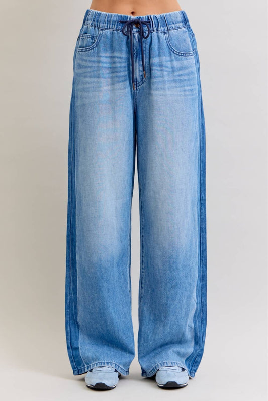 Judy Blue Jeans - HW Wilhemina Elastic WB & Side Panel