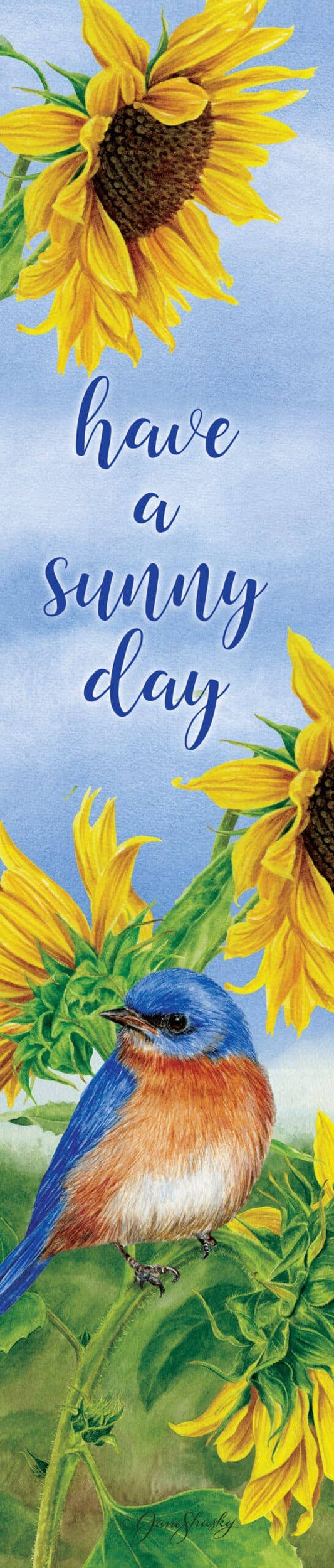 Custom Decor - Yard Expression-Bluebird Sunflowers