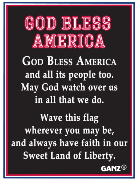 God Bless America Charm