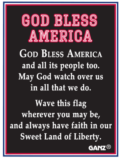 God Bless America Charm