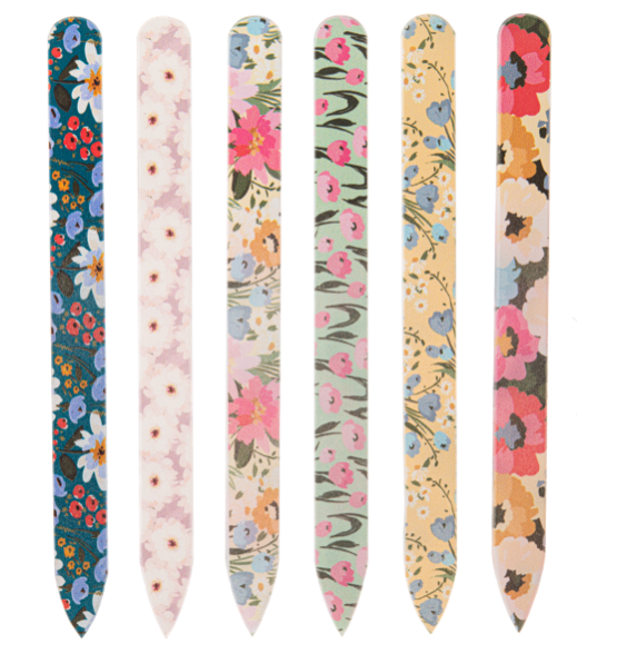 Floral Glass Nail Files
