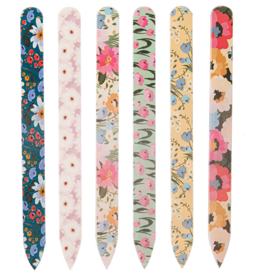 Floral Glass Nail Files