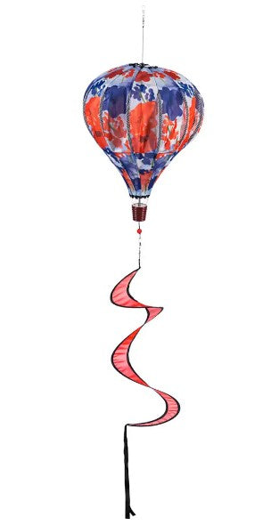 Patriotic Floral Balloon Spinner