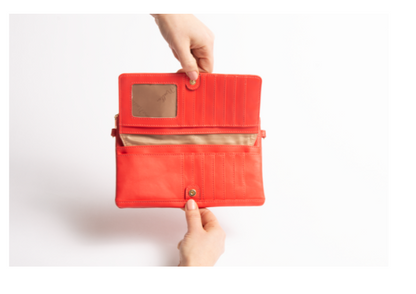 Foldover Crossbody Wristlet Wallet