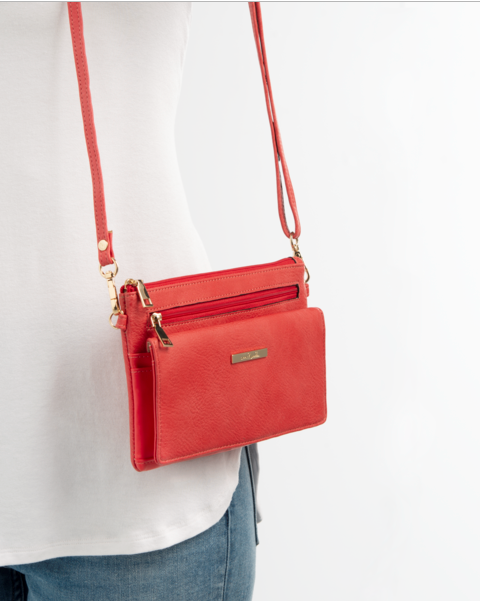 Foldover Crossbody Wristlet Wallet