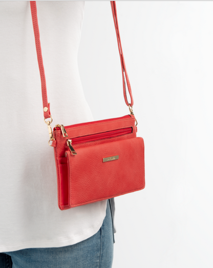 Foldover Crossbody Wristlet Wallet